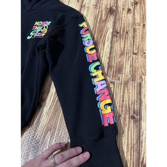 Hollister x Academy Group Honor The Past Empower The Future Black Hoodie - Picture 4 of 10